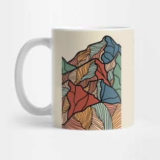 Bohemian Mountain Terrain Mug